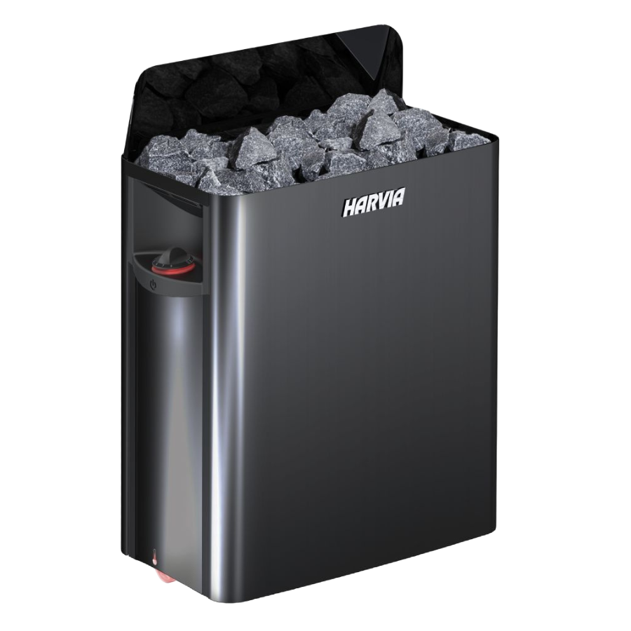 Harvia The Wall SW 4.5kW - Black Steel (SW45)