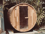 Load image into Gallery viewer, Cove 4 Person Cedar Barrel Sauna
